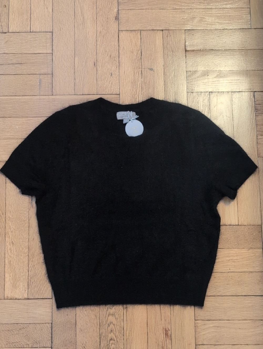 J. Crew Brushed cashmere relaxed T-shirt